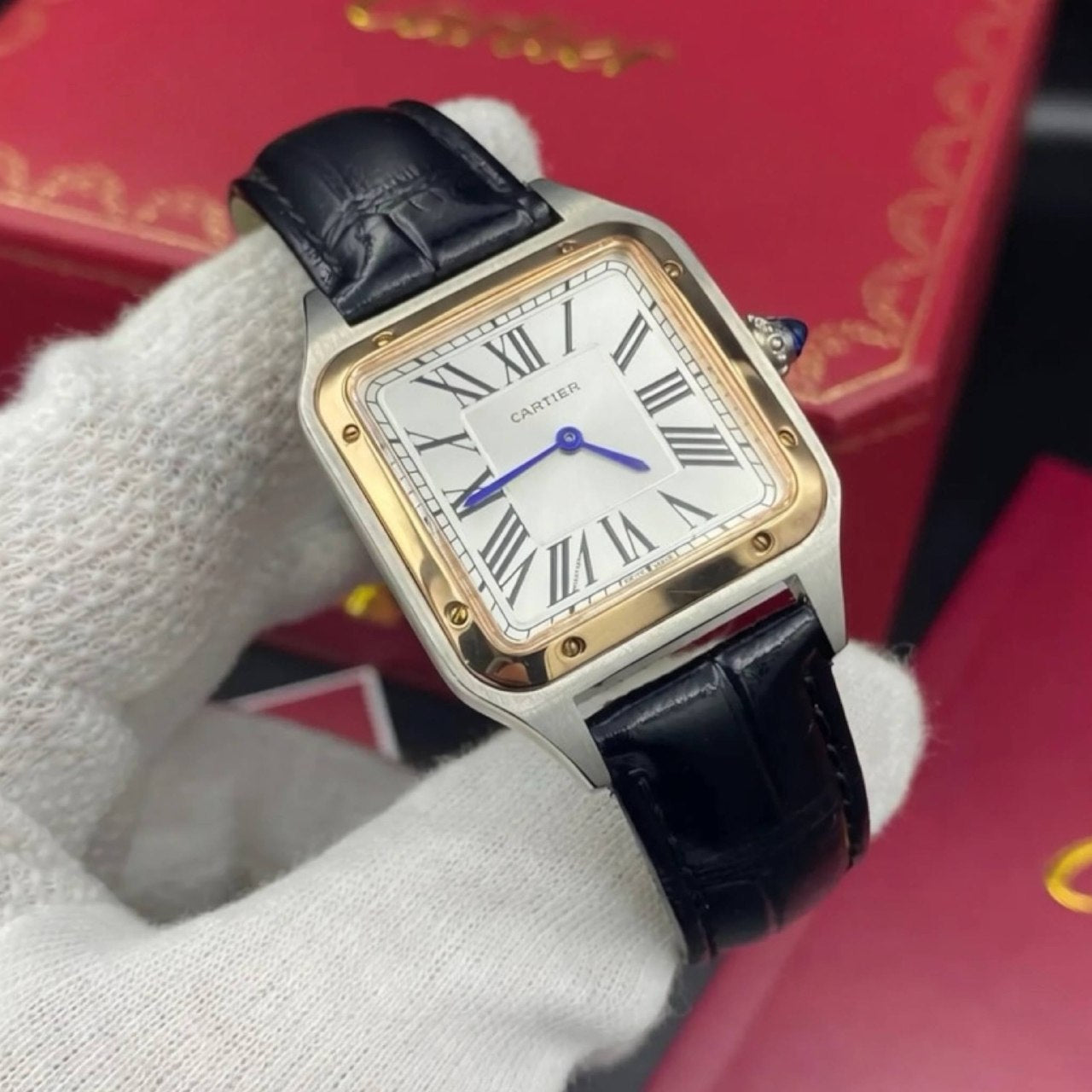 Cartier Santos Dumont Leather Strap